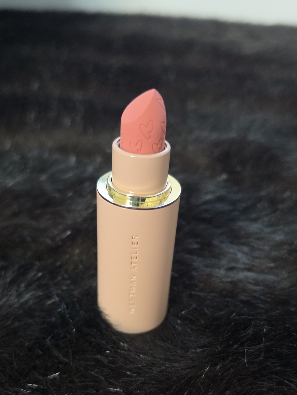 Westman Atelier Lipstick — Soft Nude Beige Color Called "Petal"
